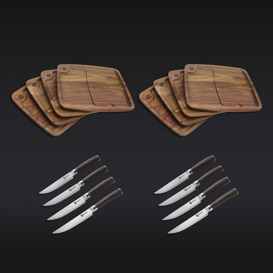 Steak Knife & Bistecca Plate Set, 16-pc (Espresso)