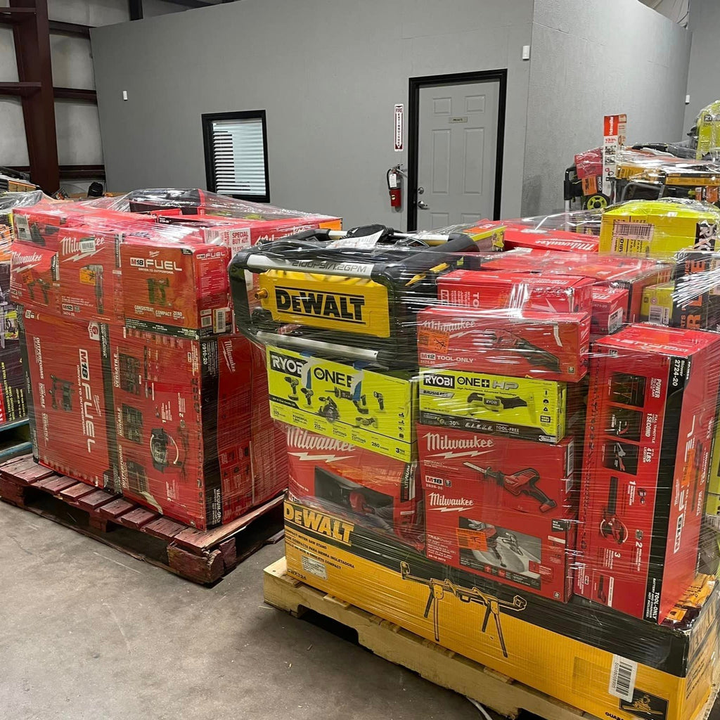 🌞2025 Autumn Sale is Heating Up!🏖️MIXED TOOLS PALLET – LOT ID: 251035 – Untested Customer Return